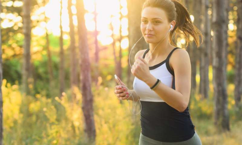 woman running exercise