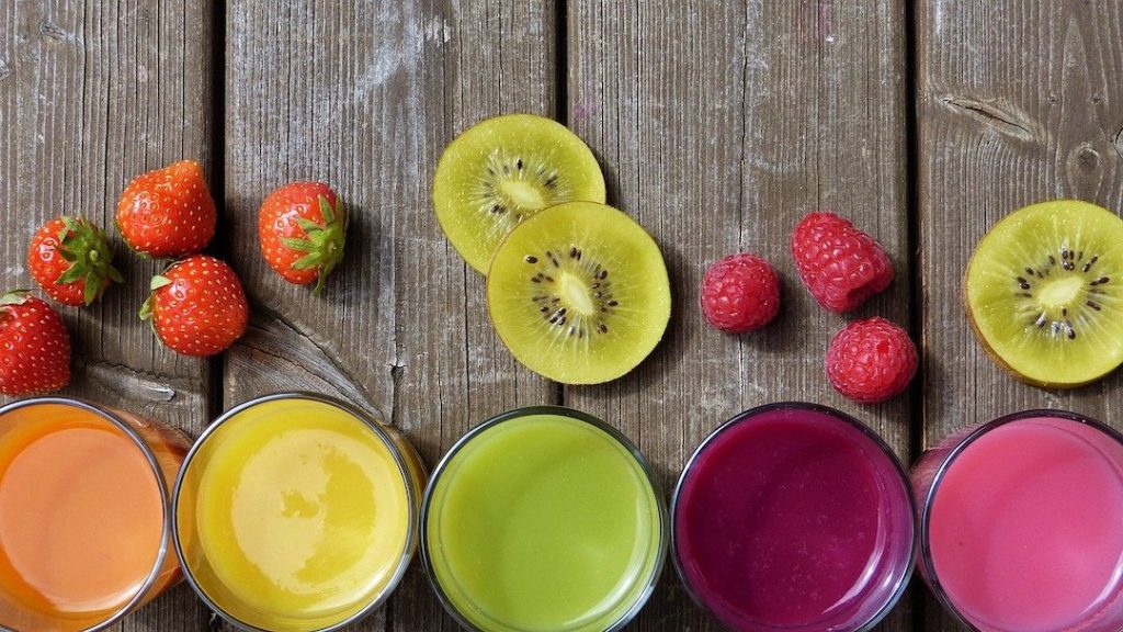 fruit juice smoothies