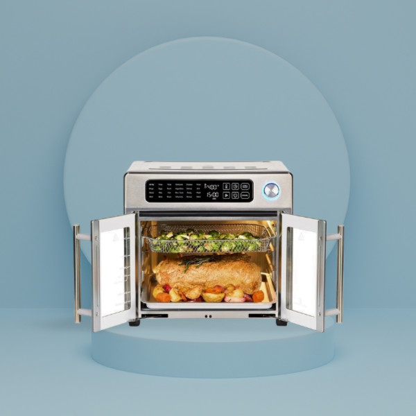 Emeril Lagasse Extra Large French Door Air Fryer Toaster Oven Combo